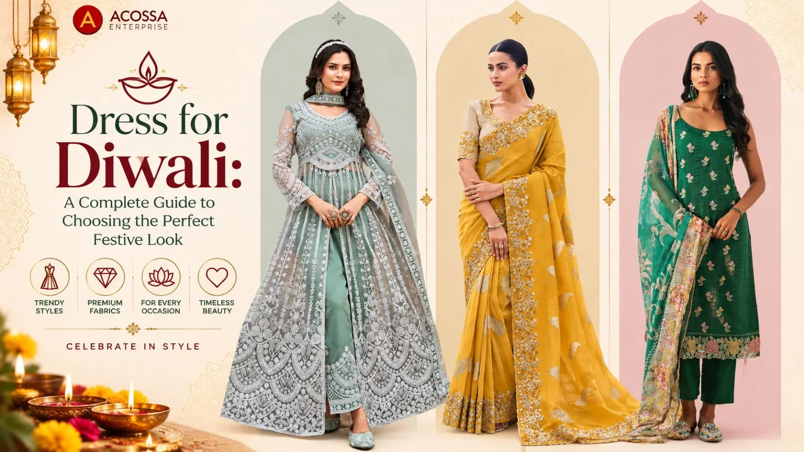 Dress for Diwali: A Complete Guide to Choosing the Perfect Festive Look