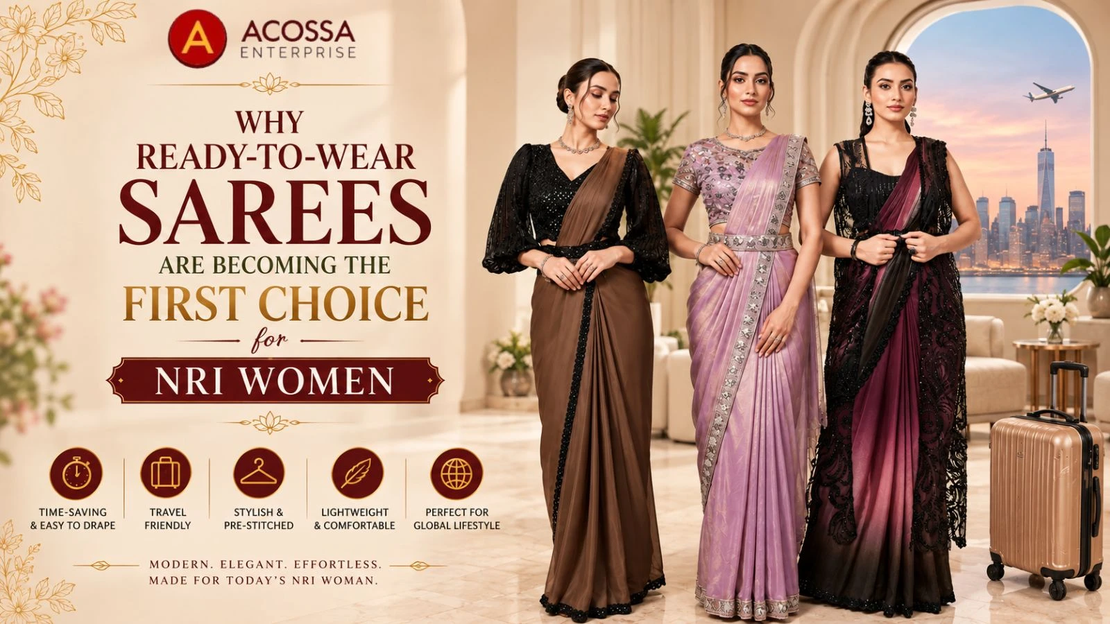 Why Ready-to-Wear Sarees Are Becoming the First Choice for NRI Women