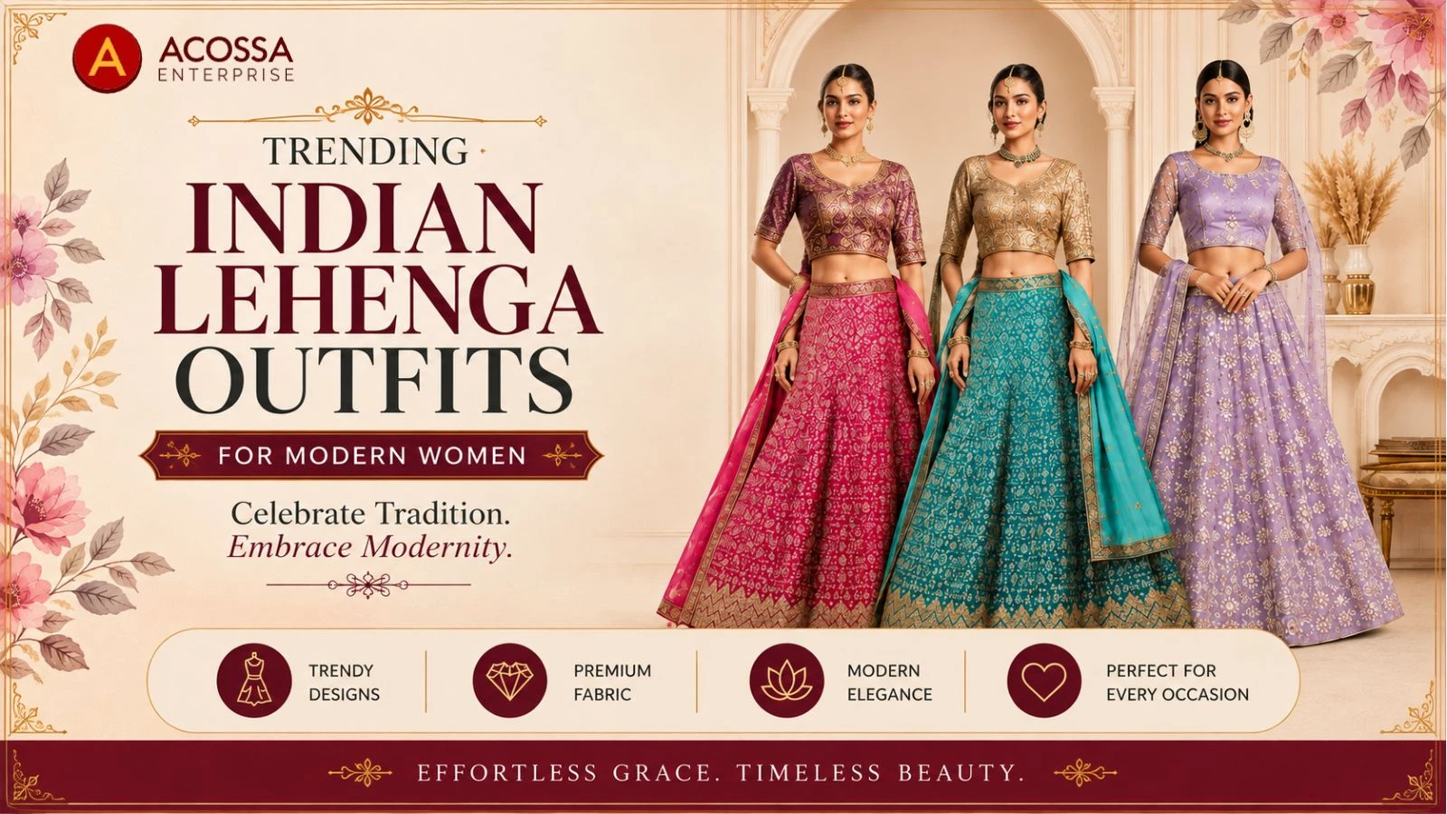 Trending Indian Lehenga Outfits for Modern Women